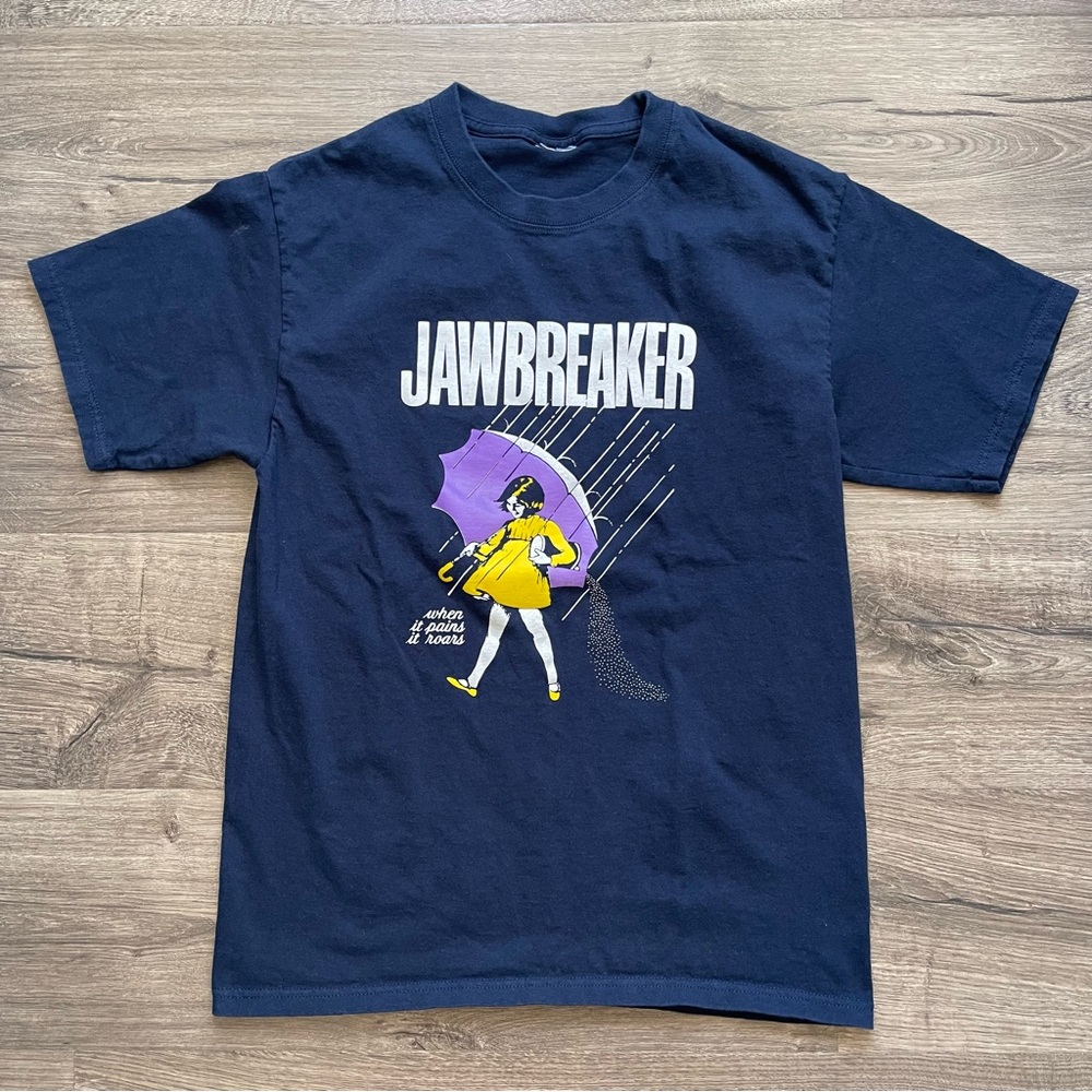 Vintage Jawbreaker Morton Salt Girl Band Tee (S/M) Grunge Nirvana 90s Rock VTG